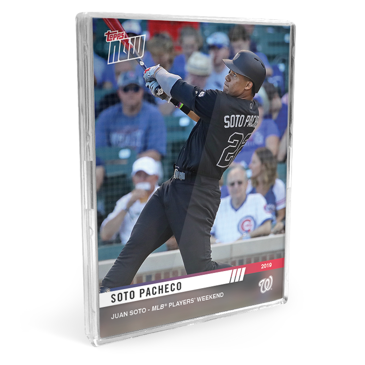 2019 Washington Nationals TOPPS NOW Players Weekend 6-Card Team Set + Relic Card - Print Run: 125