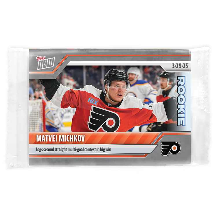 Matvei Michkov - 2024-25 NHL Topps NOW - Sticker # 148 Pack - PR: 975