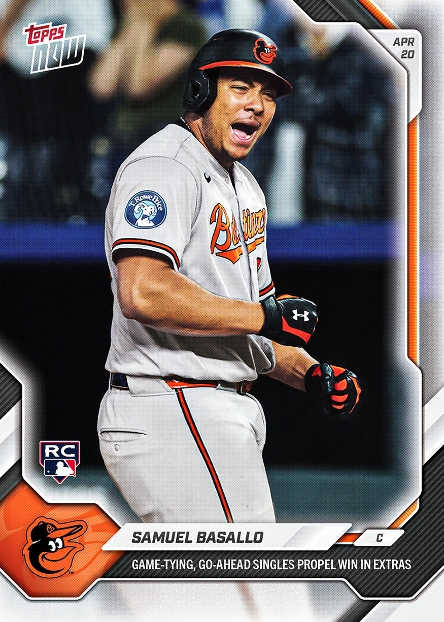 Samuel Basallo - 2026 MLB Topps NOW - Card 100 - PR: 901