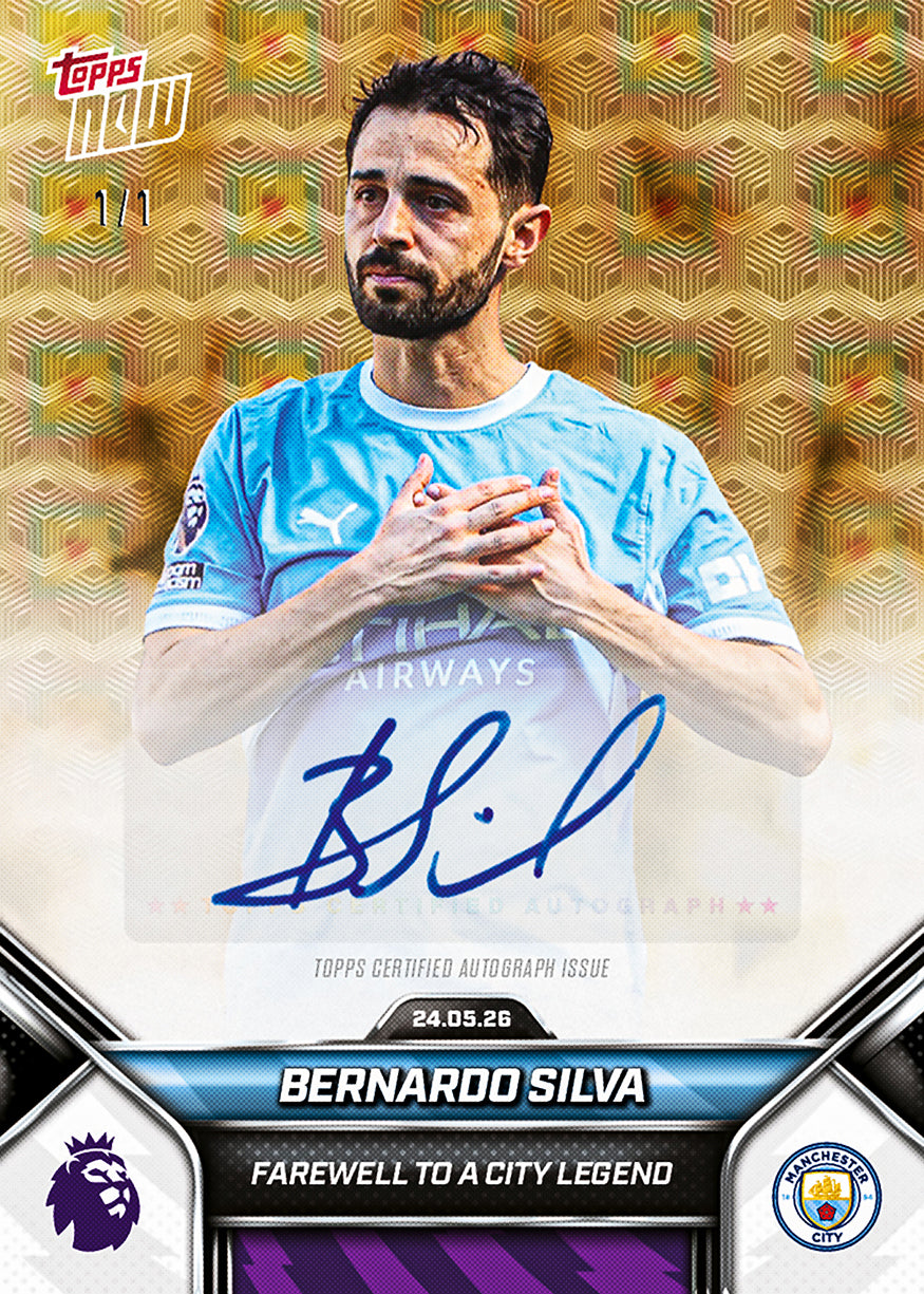 Bernardo Silva - 2025-26 Premier League Topps NOW - Card 202 - PR: 1007 - Image 2