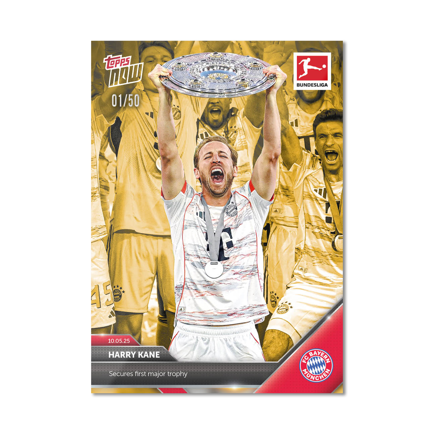 Harry Kane - 2024-25 Bundesliga Topps NOW - Card 189 - LOOK FOR AUTO OR RELIC - PR: 2578 - Image 8
