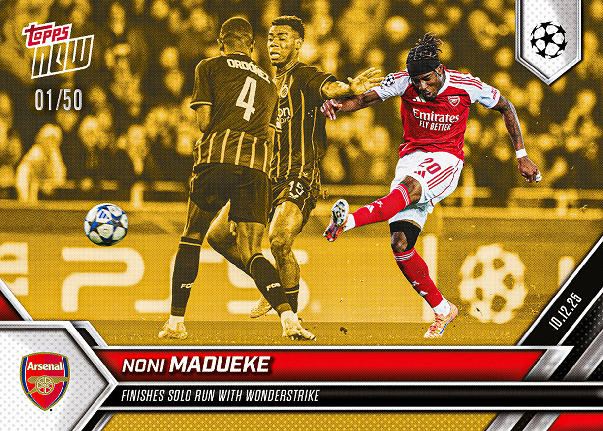 Noni Madueke - 2025-26 UCL Topps NOW - Card 69 - PR: 485 - Image 6
