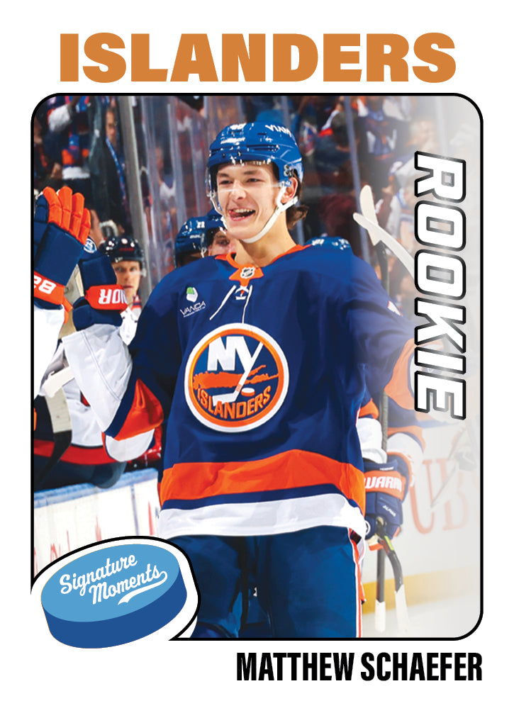 Matthew Schaefer - 2025-26 NHL Topps NOW - Sticker # 8 Pack - PR: 2695 - Image 2
