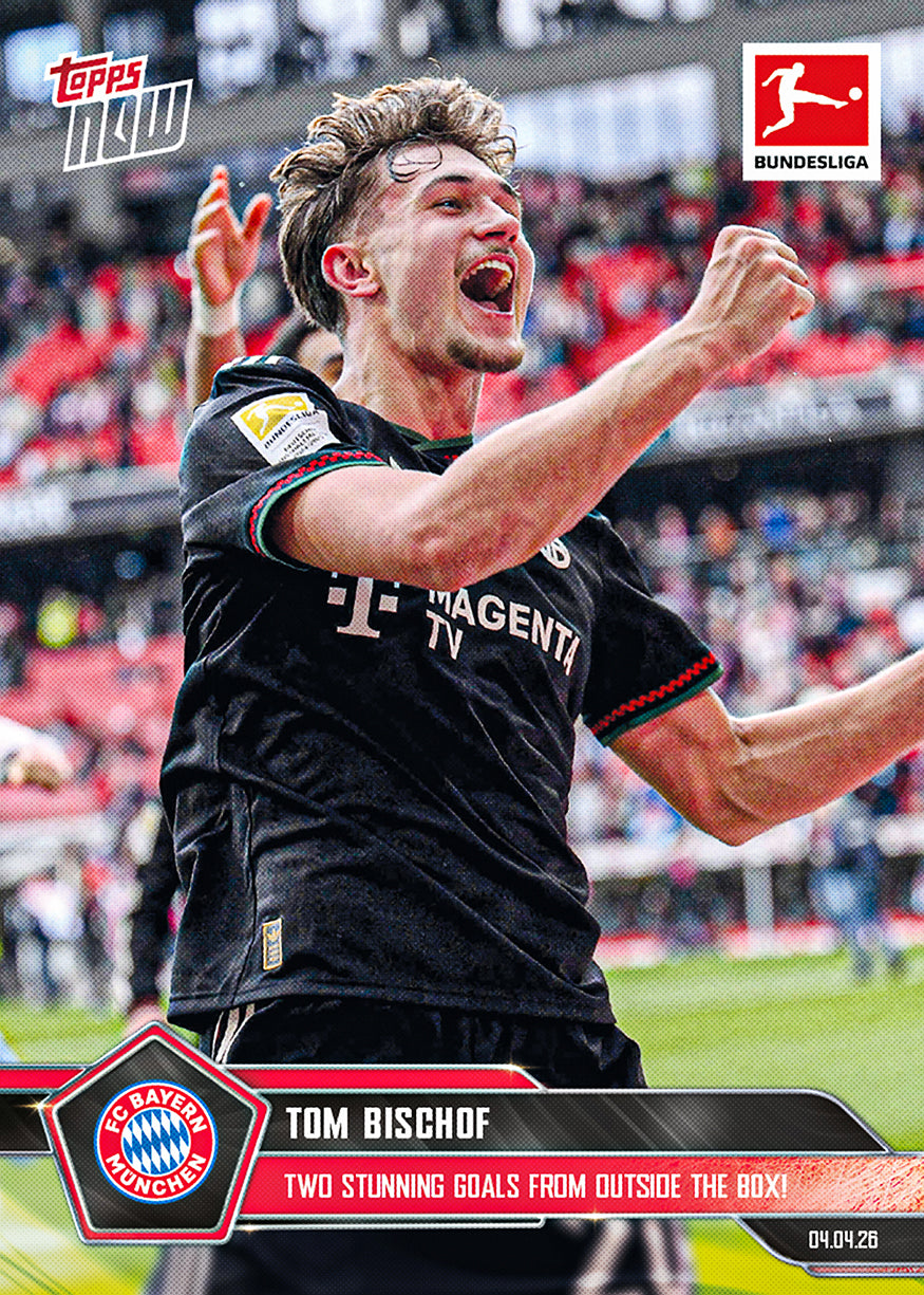 Tom Bischof - 2025-26 Bundesliga Topps NOW - Card 161 - PR: 864