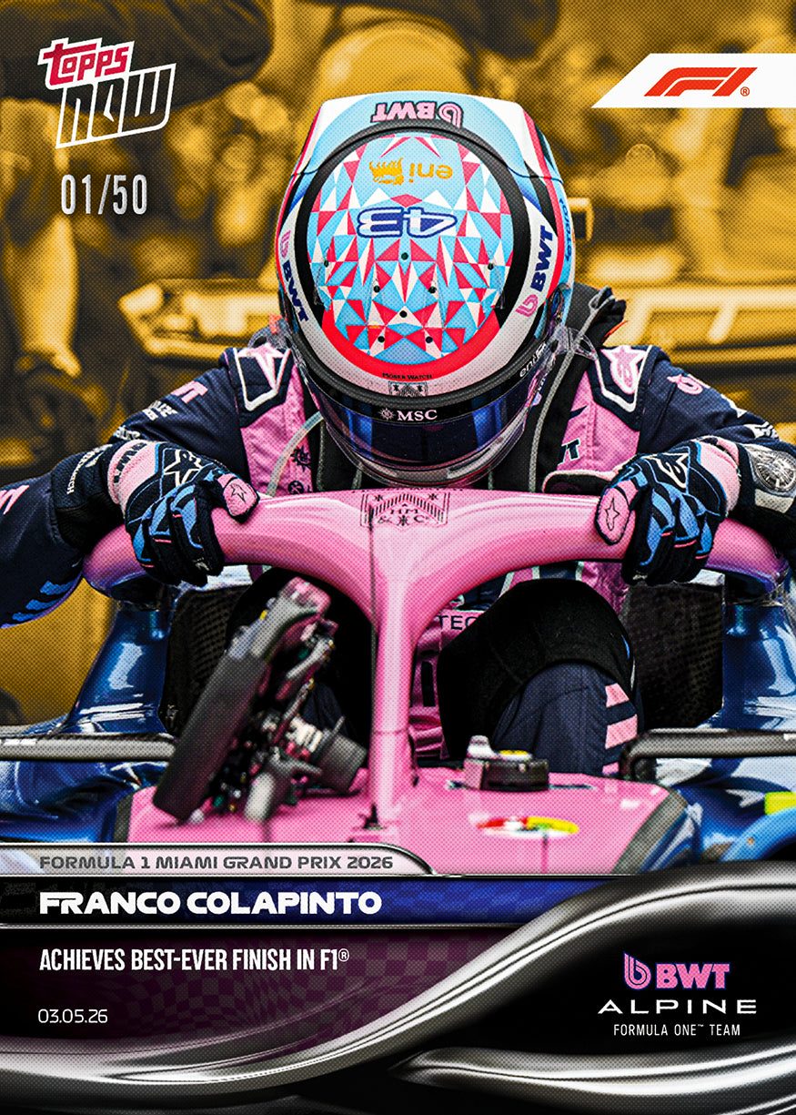 Franco Colapinto - 2026 Formula 1 Topps NOW - Card 27 - PR: 1675 - Image 6