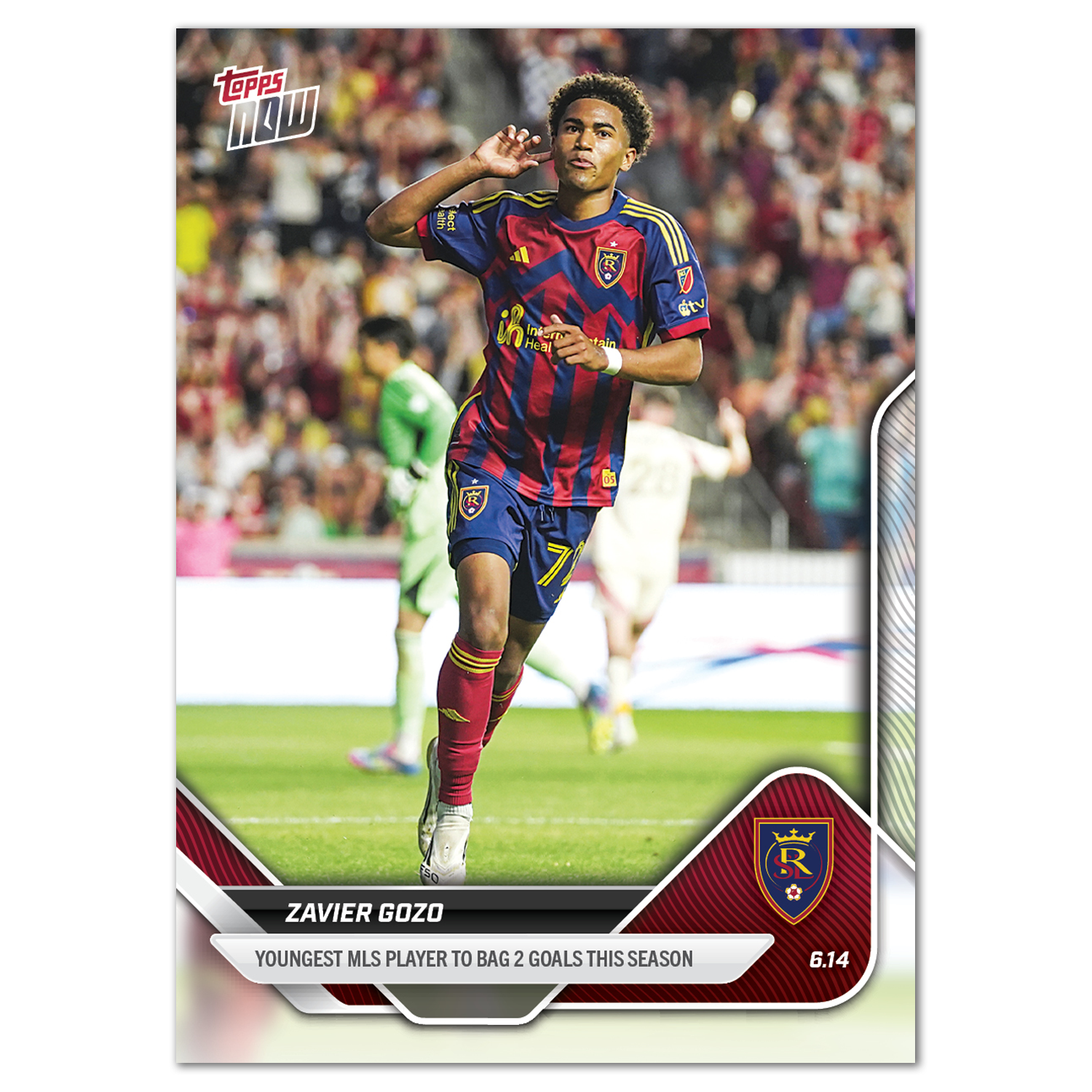 Zavier Gozo - 2025 MLS Topps NOW - Card 54 - PR: 164