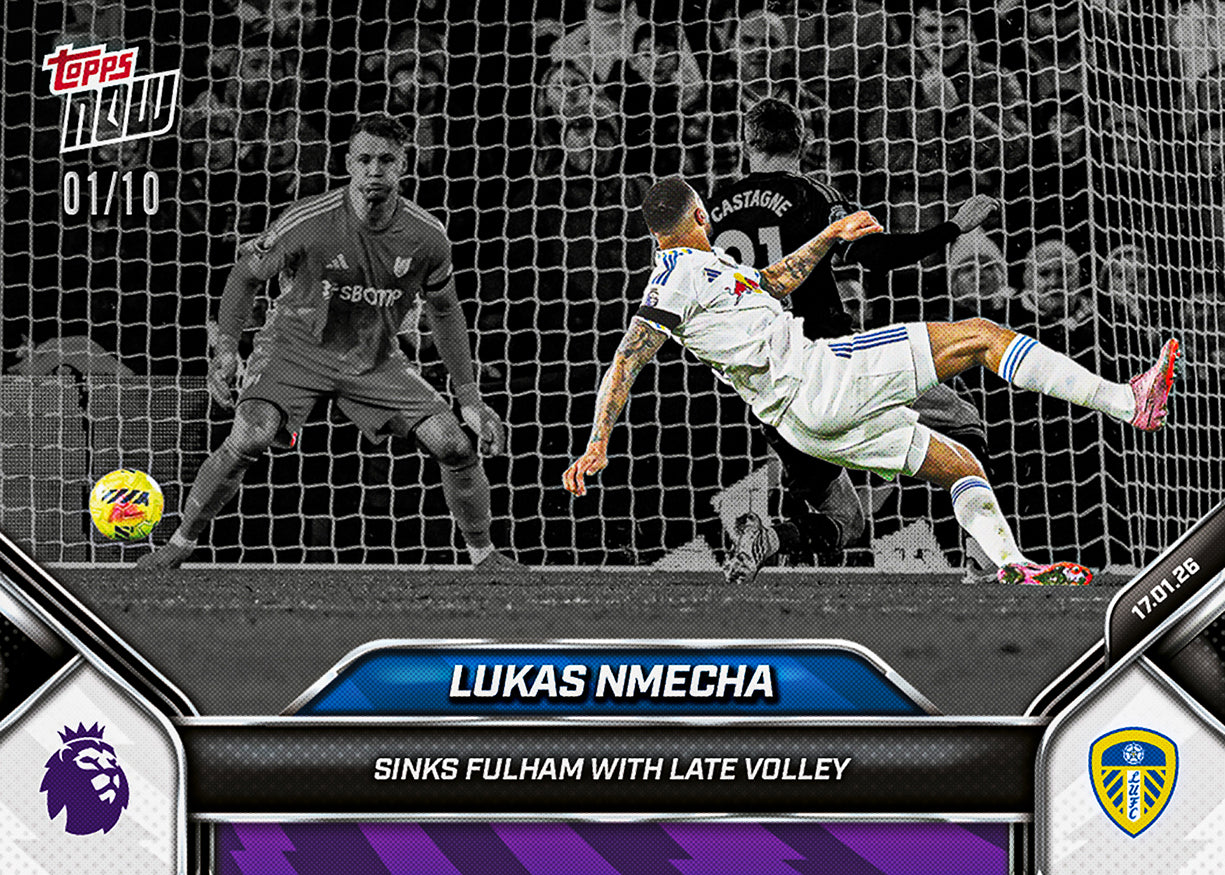Lukas Nmecha - 2025-26 Premier League Topps NOW - Card 109 - PR: 225 - Image 4