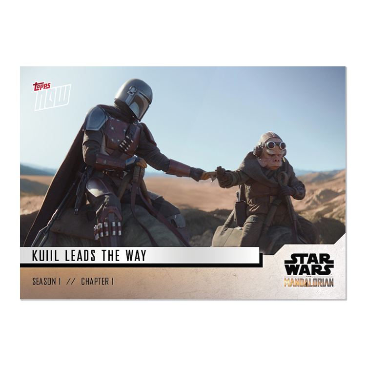 Star Wars: The Mandalorian TOPPS NOW 5-Card Pack - S1:Chapter 1 - Print Run: 714 - Image 5