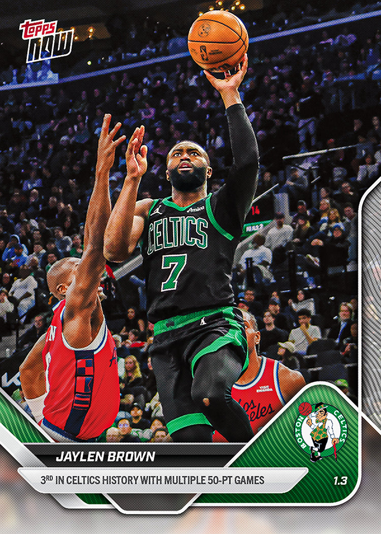 Jaylen Brown - 2025-26 NBA Topps NOW - Card 112 - PR: 884