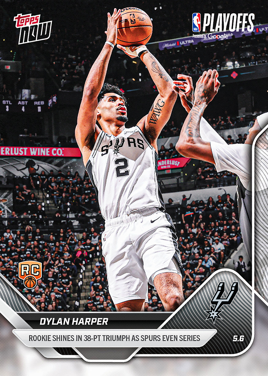 Dylan Harper - 2025-26 NBA Topps NOW - Card 297 - PR: 3394