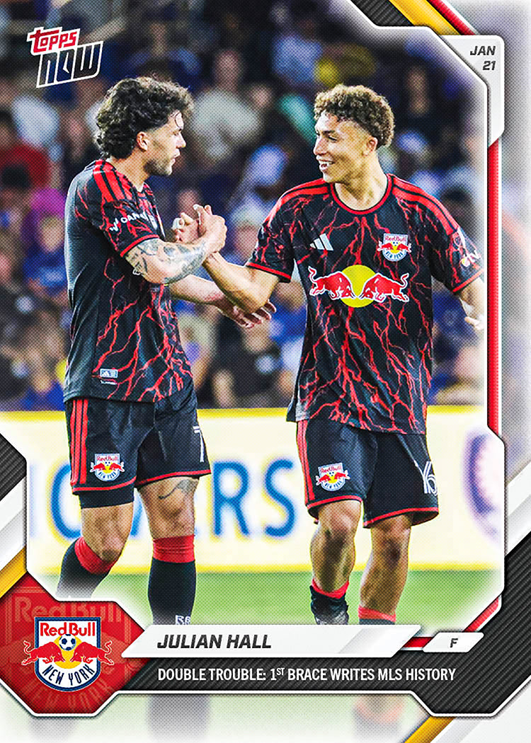 Julian Hall - 2026 MLS Topps NOW - Card 2 - PR: 401