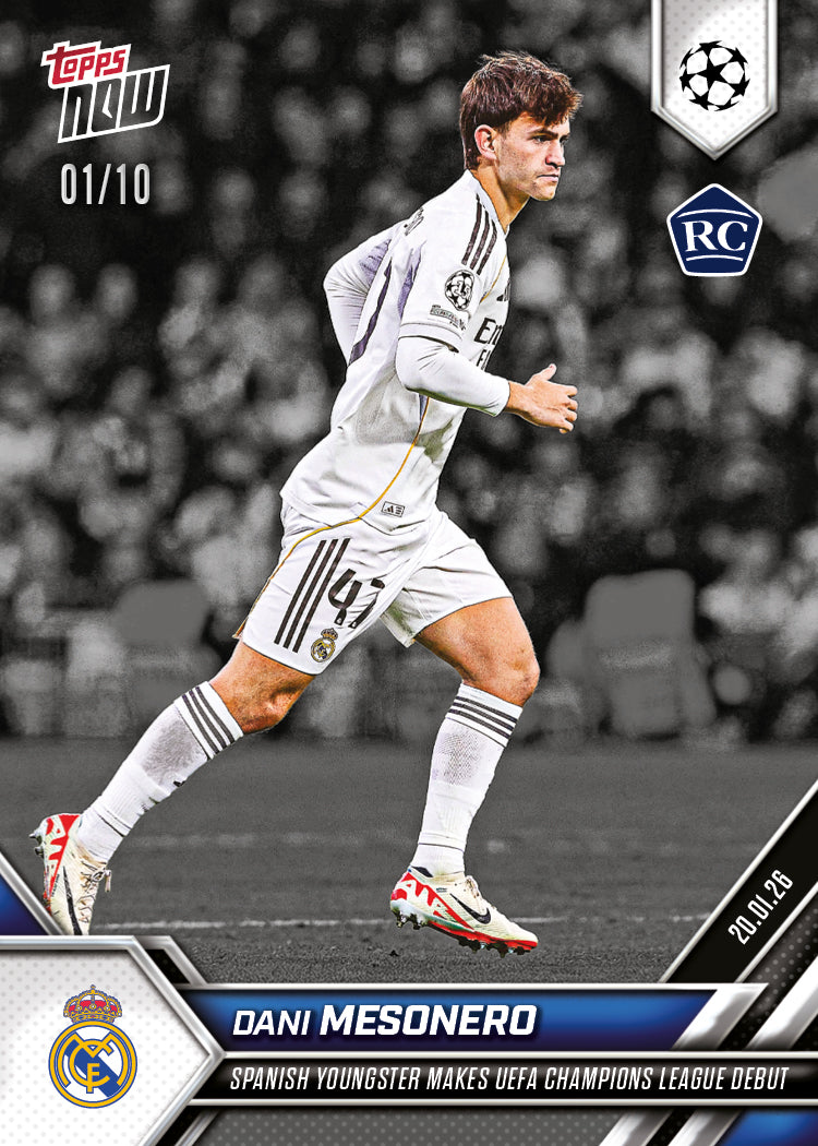 Dani Meso - 2025-26 UCL Topps NOW - Card 76 - PR: 1022 - Image 4