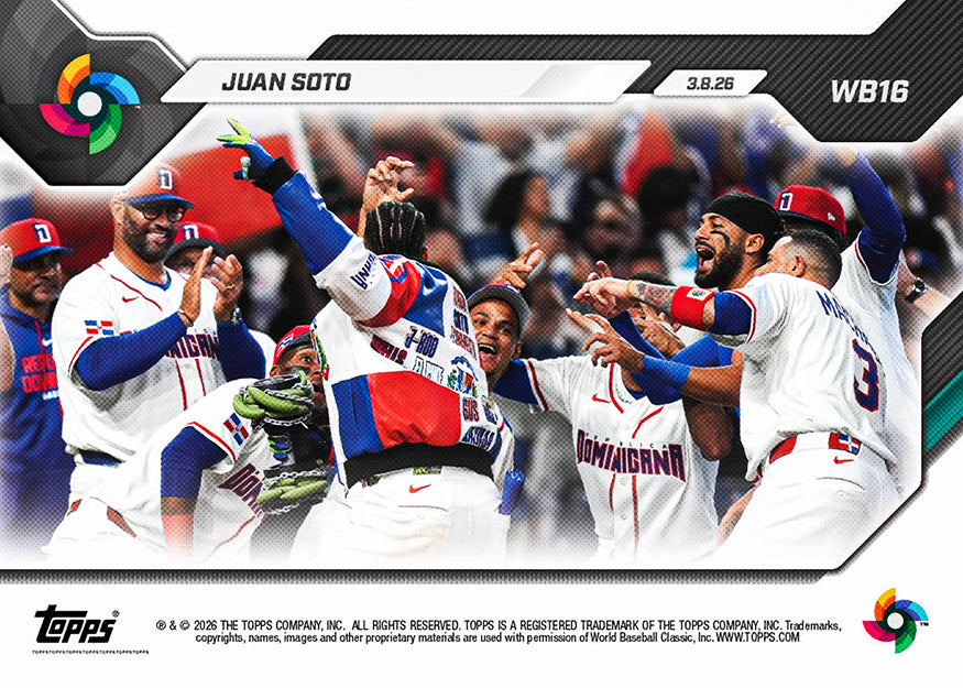 Juan Soto - 2026 World Baseball Classic Topps NOW - Card 16 - PR: 1973 - Image 2