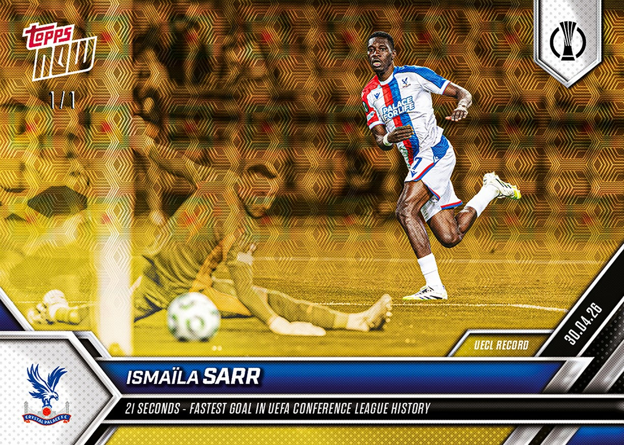 Ismaïla Sarr - 2025-26 UECL Topps NOW - Card 9 - PR: 206 - Image 2
