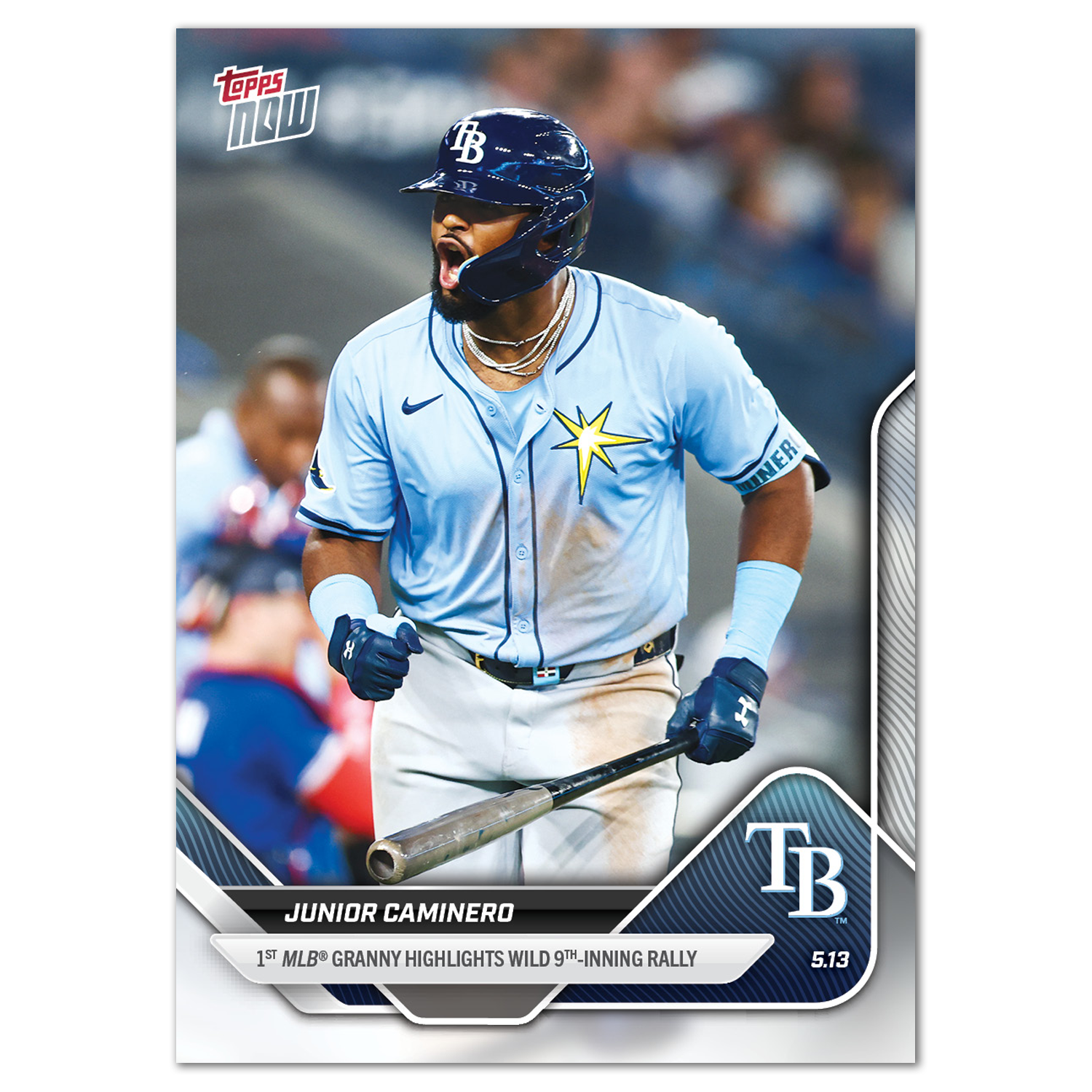 Junior Caminero - 2025 MLB Topps NOW - Card 172 - PR: 300