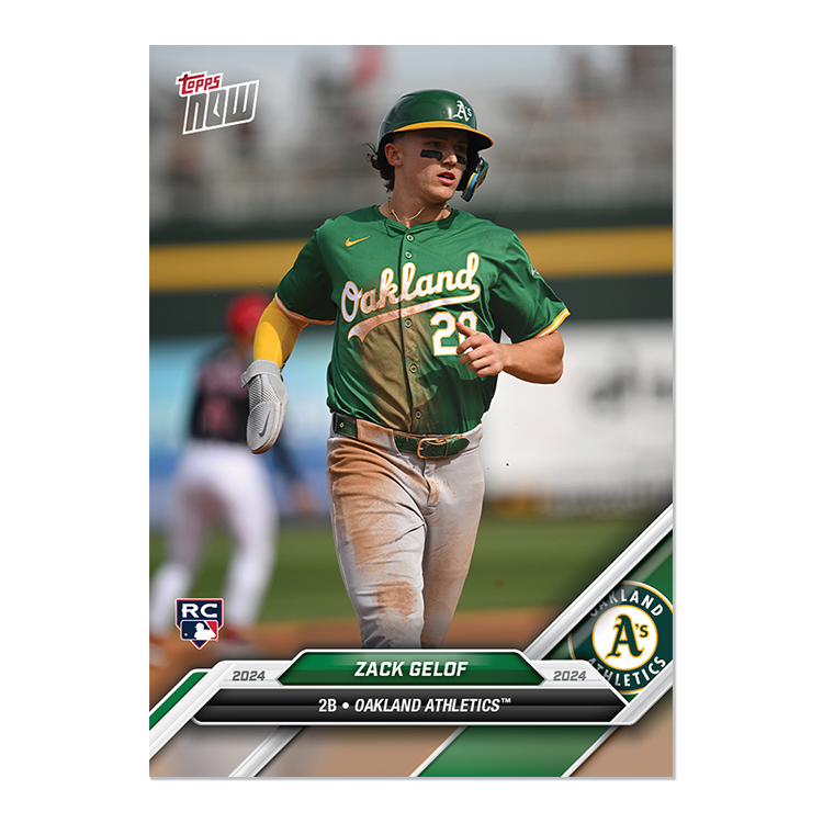 Alternative view of 2024 Oakland Athletics MLB Topps NOW Road To Opening Day 11-Card Team Set - PR: 305
