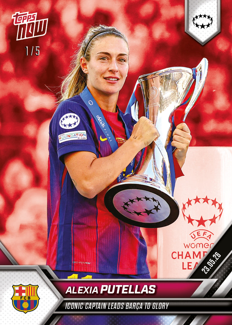 Alexia Putellas - 2025-26 UWCL Topps NOW - Card 31 - PR: 2694 - Image 5