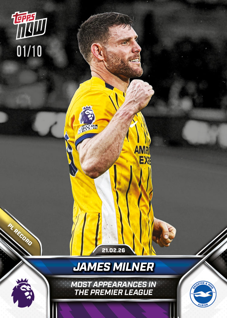 James Milner - 2025-26 Premier League Topps NOW - Card 141 - PR: 559 - Image 4