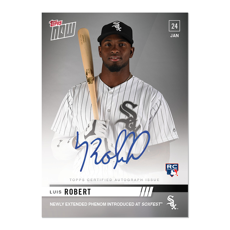 On-Card Auto # to 99 - Luis Robert - MLB TOPPS NOW Card OS60A