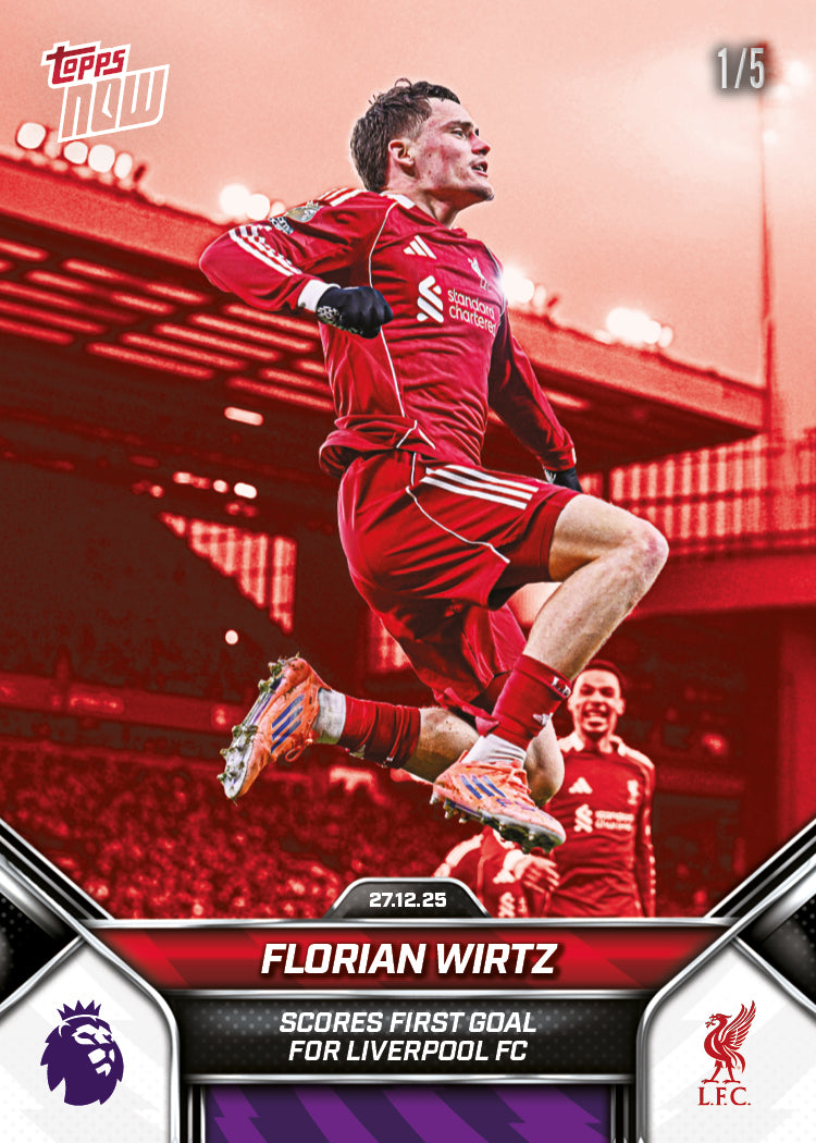 Florian Wirtz - 2025-26 Premier League Topps NOW - Card 89 - PR: 2347 - Image 3