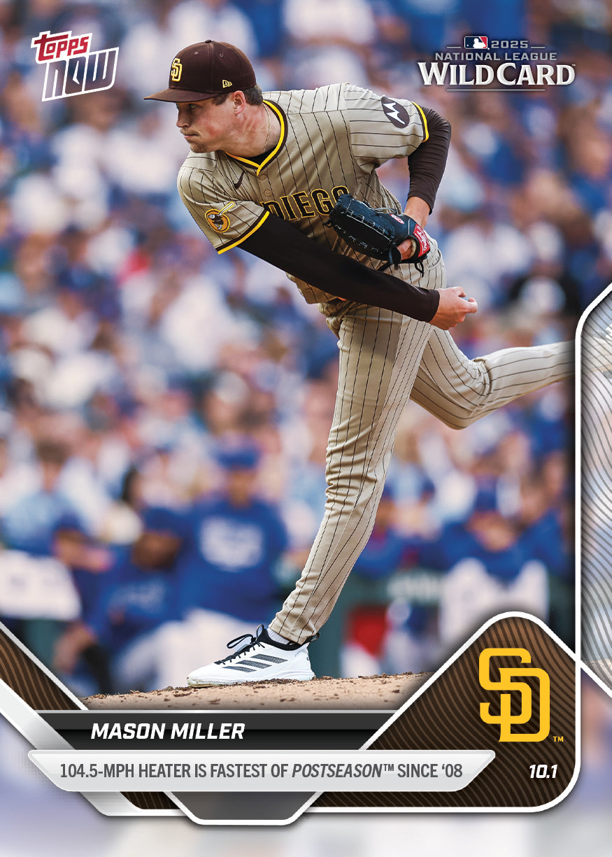 Mason Miller - 2025 MLB Topps NOW - Card 807 - PR: 915