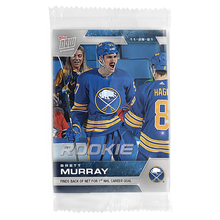 2021-22 NHL TOPPS NOW 23-Sticker Pack - Stickers #122-144 - Image 9