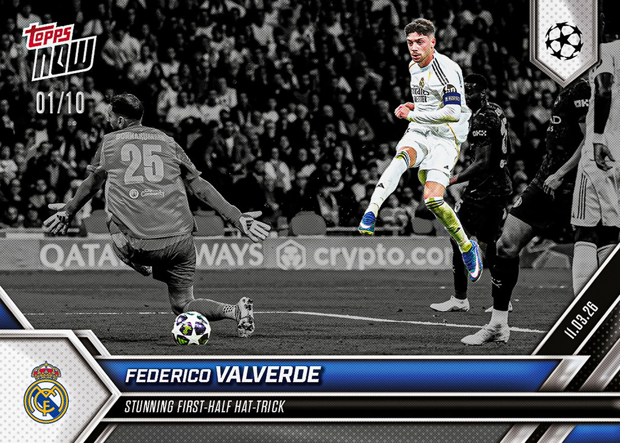Federico Valverde - 2025-26 UCL Topps NOW - Card 104 - PR: 1583 - Image 4