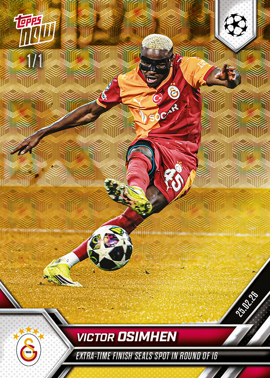 Victor Osimhen - 2025-26 UCL Topps NOW - Card 99 - PR: 1203 - Image 2