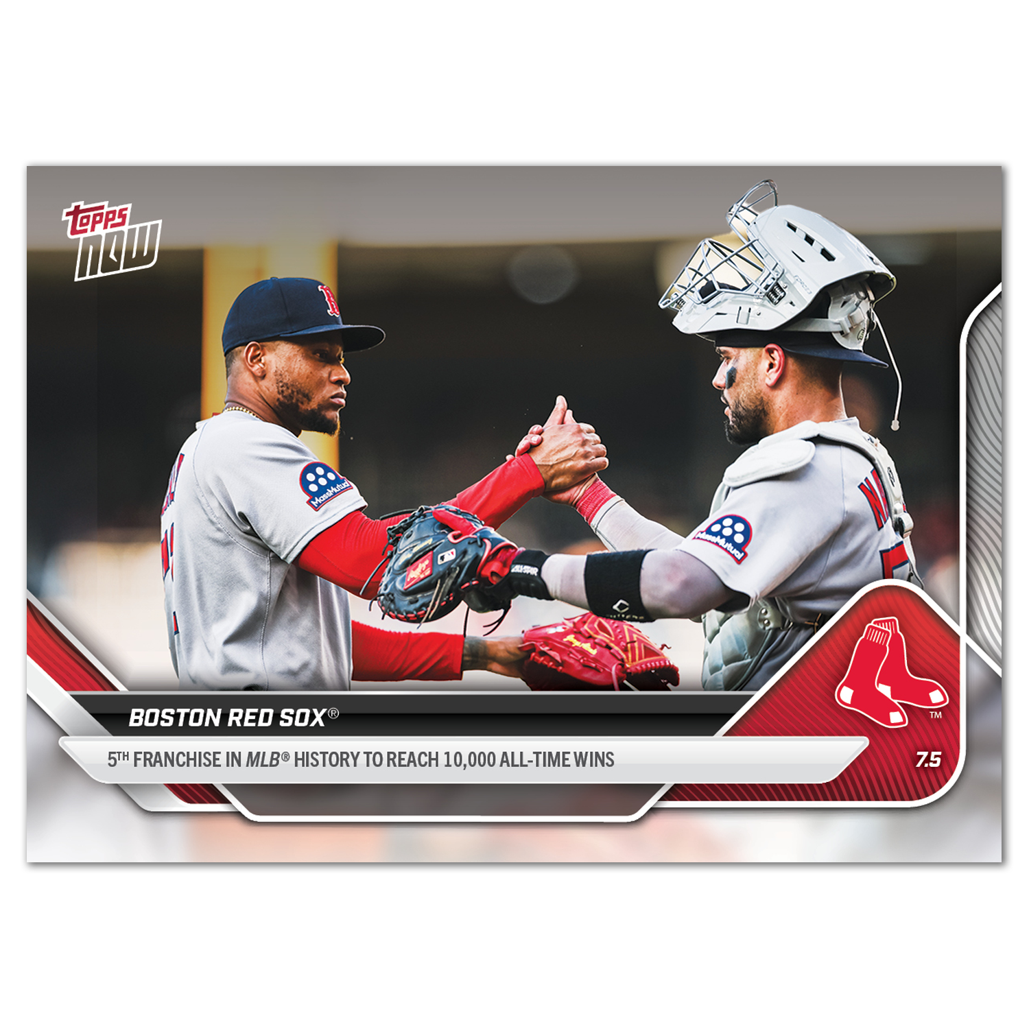 Boston Red Sox - 2025 MLB Topps NOW - Card 389 - PR: 530