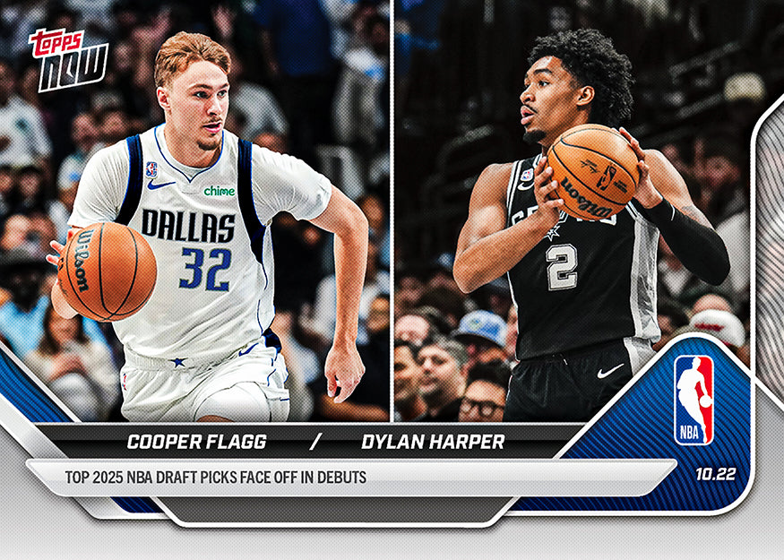Cooper Flagg/Dylan Harper - 2025-26 NBA Topps NOW - Card 8 - PR: 7178
