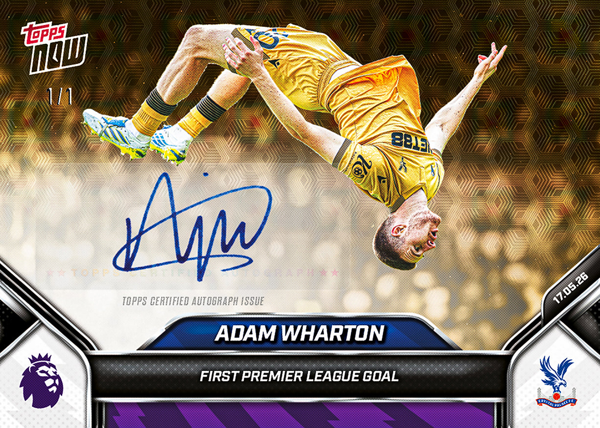 Adam Wharton - 2025-26 Premier League Topps NOW - Card 196 - PR: 1604 - Image 2