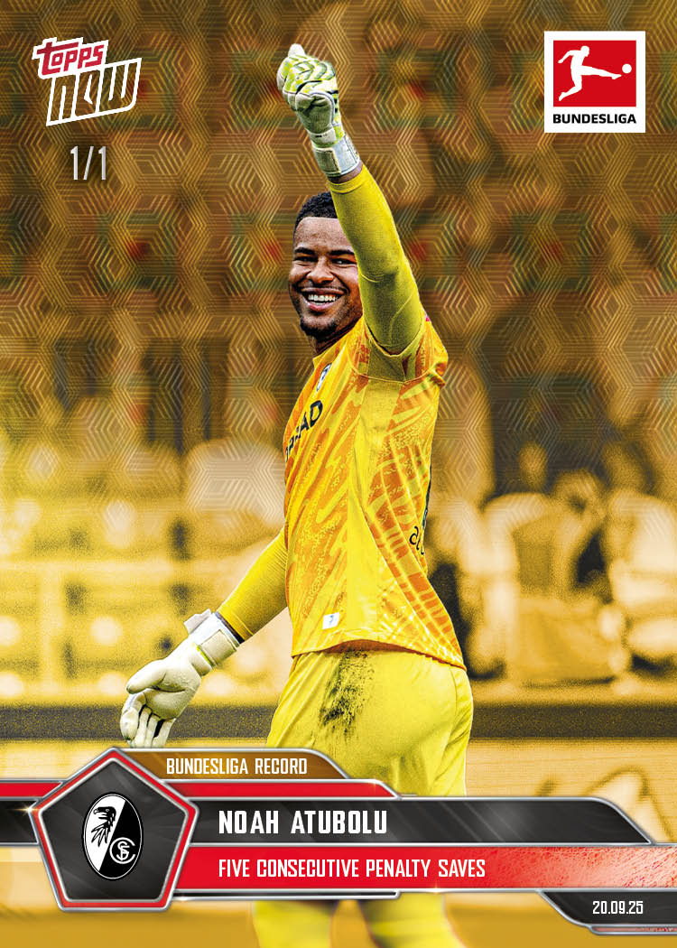 Noah Atubolu - 2025-26 Bundesliga Topps NOW - Card 28 - PR: 187 - Image 2