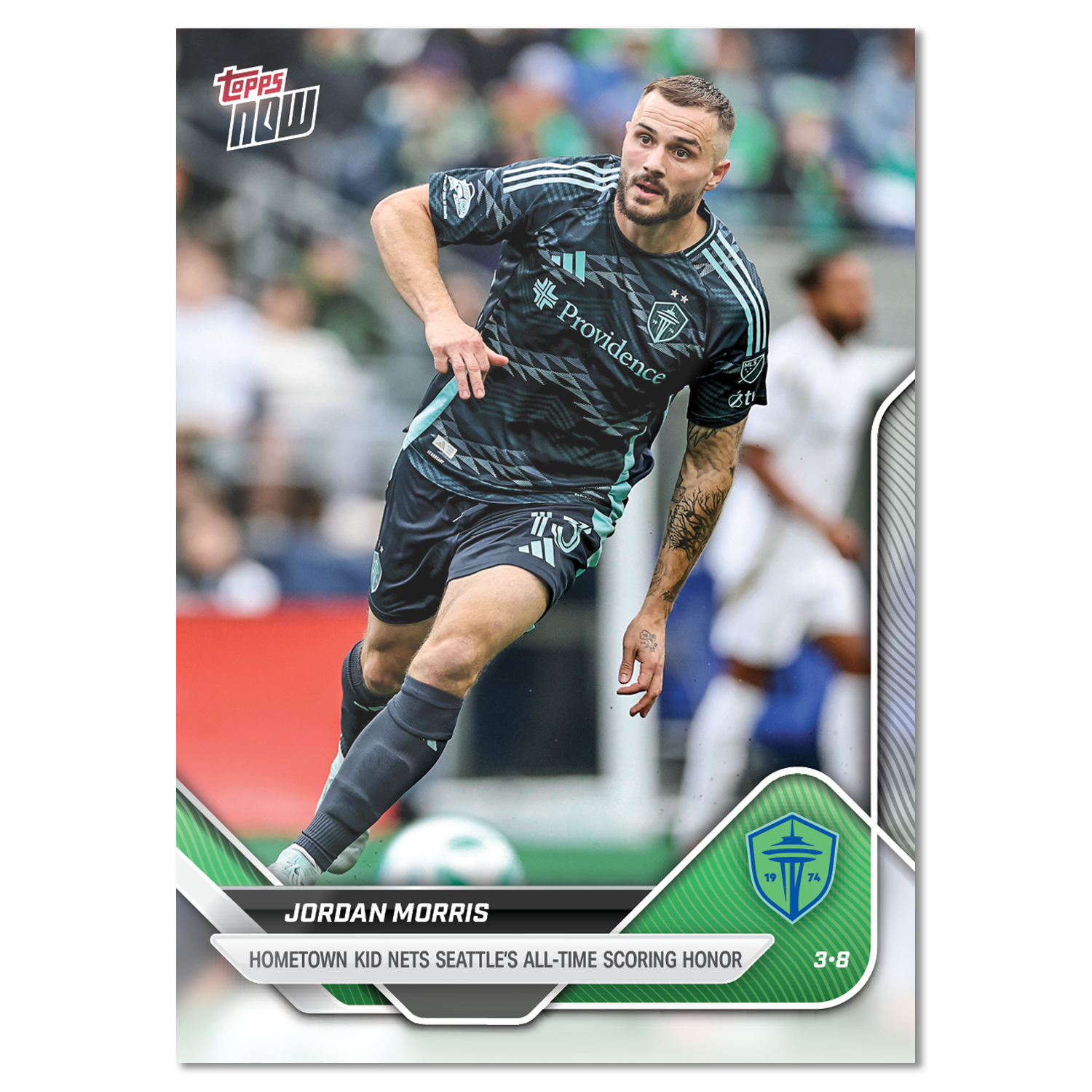Jordan Morris - 2025 MLS Topps NOW - Card 11 - PR: 234