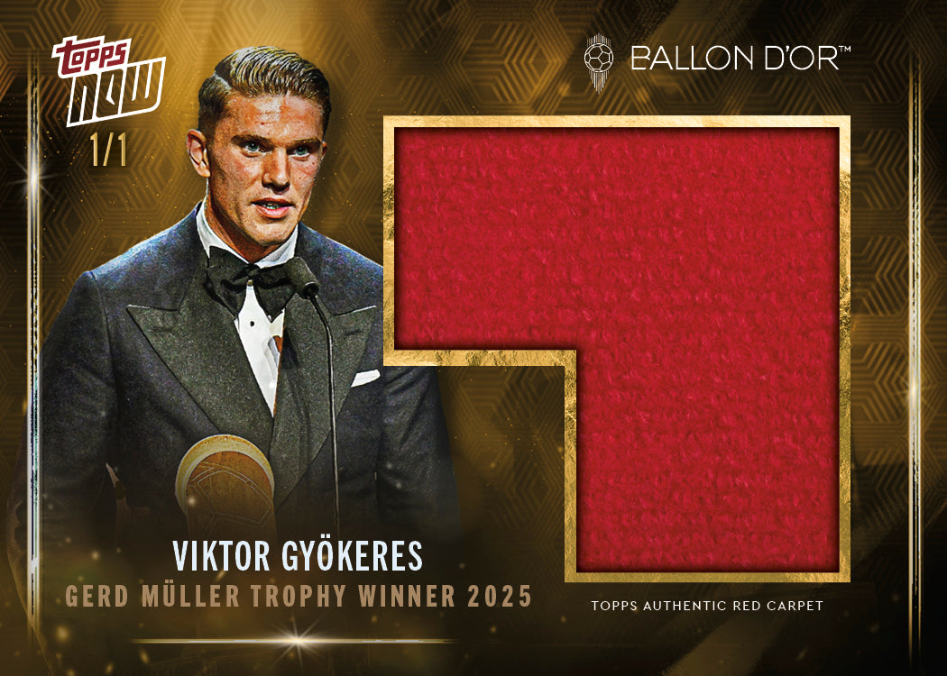 Viktor Gyökeres - 2025 Ballon d'Or Topps NOW - Card 3 - LOOK FOR AUTO & RELICS - PR: 954 - Image 3