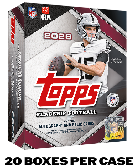 2026 Topps Flagship Football - Mega Box - Sealed Case
