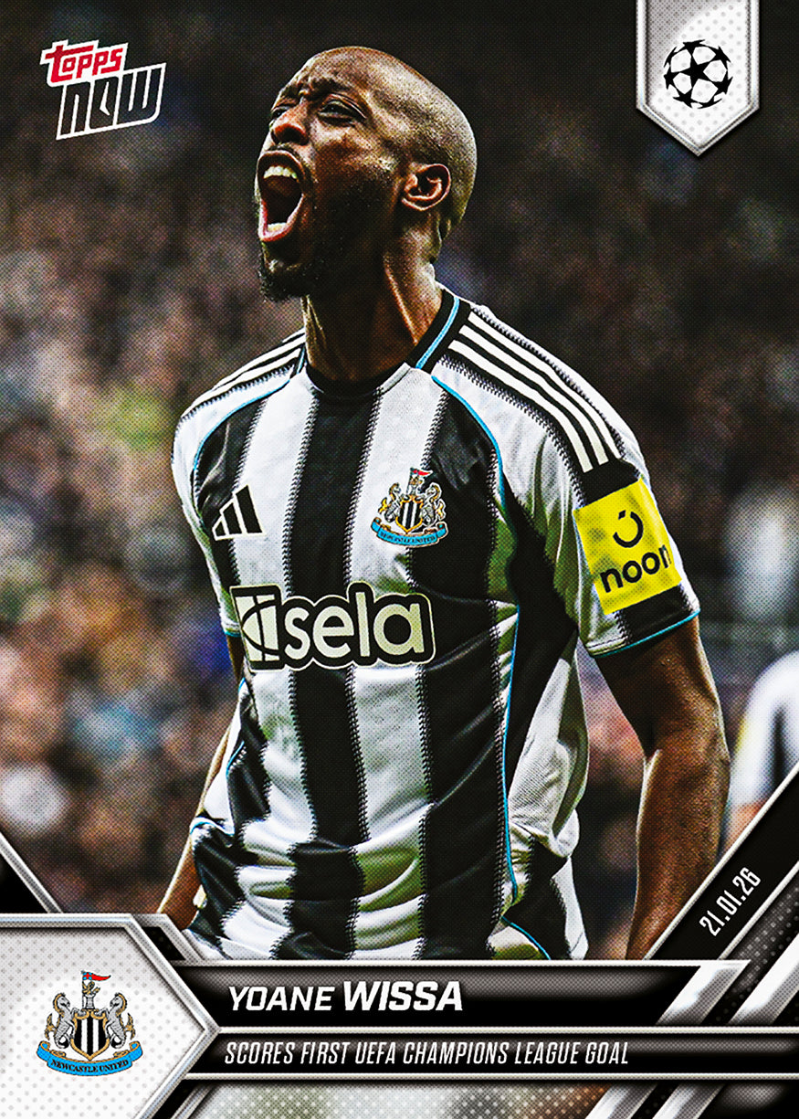 Yoane Wissa - 2025-26 UCL Topps NOW - Card 77 - PR: 211