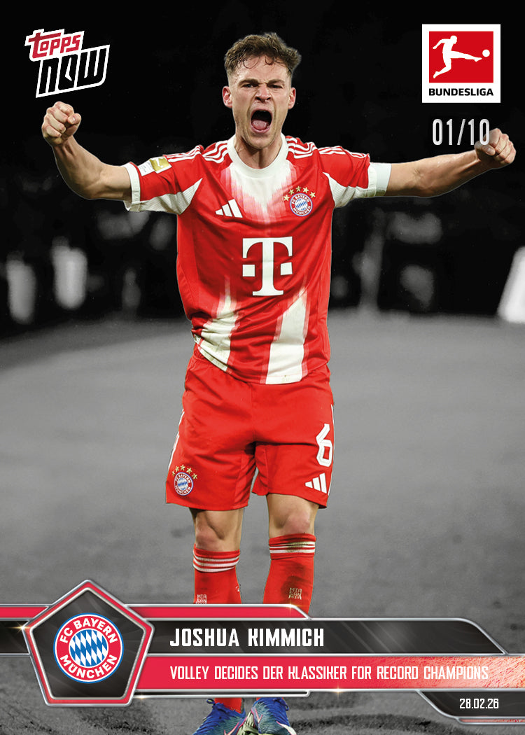 Joshua Kimmich - 2025-26 Bundesliga Topps NOW - Card 137 - PR: 635 - Image 4