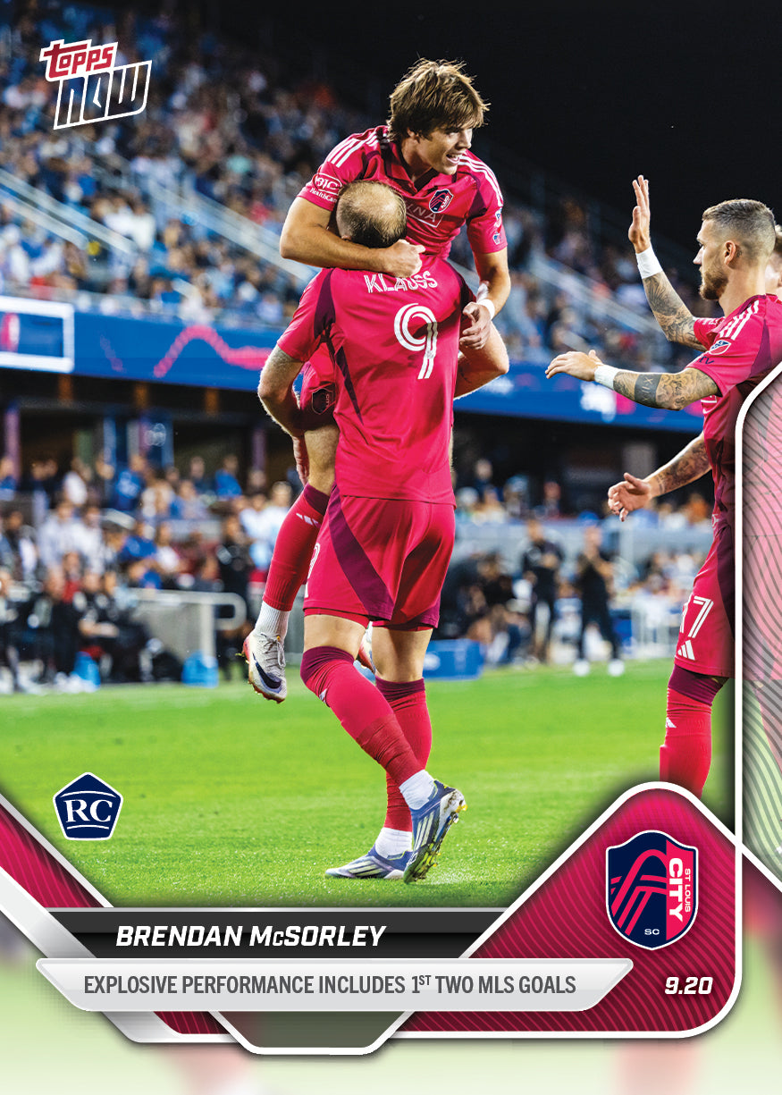 Brendan McSorley - 2025 MLS Topps NOW - Card 100 - PR: 434