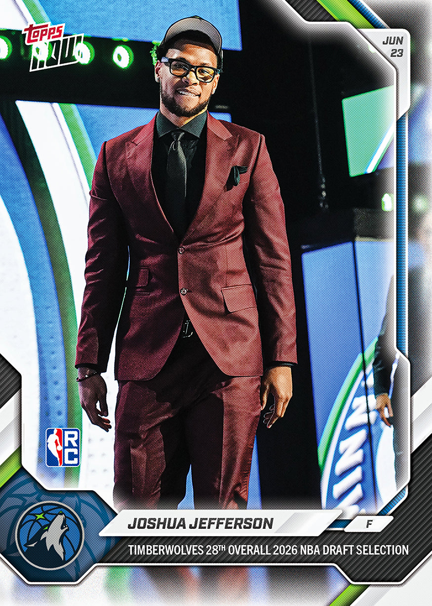 Joshua Jefferson - 2026-27 NBA Topps NOW - Card JJEF - PR: 352