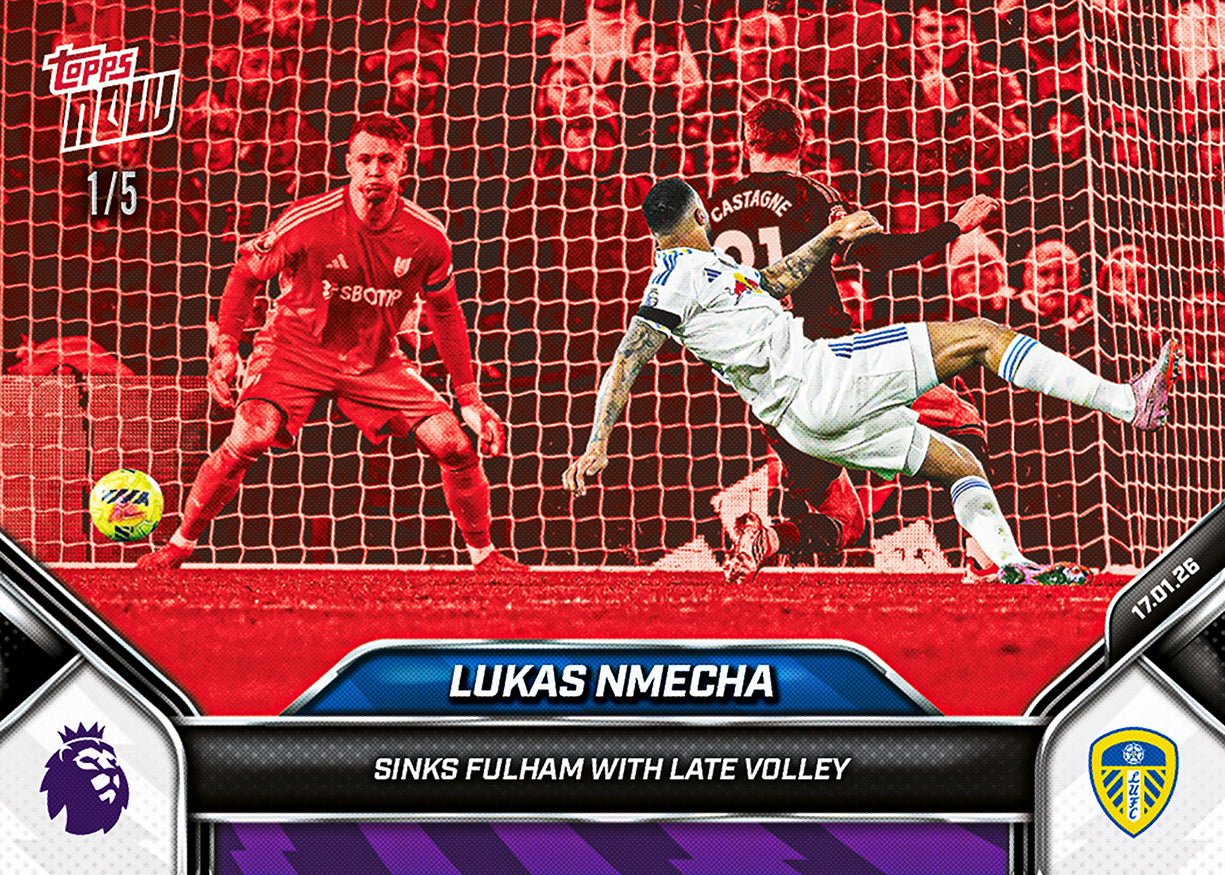 Lukas Nmecha - 2025-26 Premier League Topps NOW - Card 109 - PR: 225 - Image 3