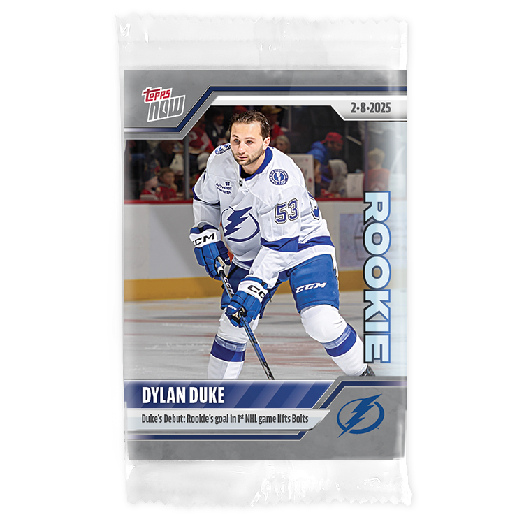 Dylan Duke - 2024-25 NHL Topps NOW - Sticker # 113 Pack - PR: 250