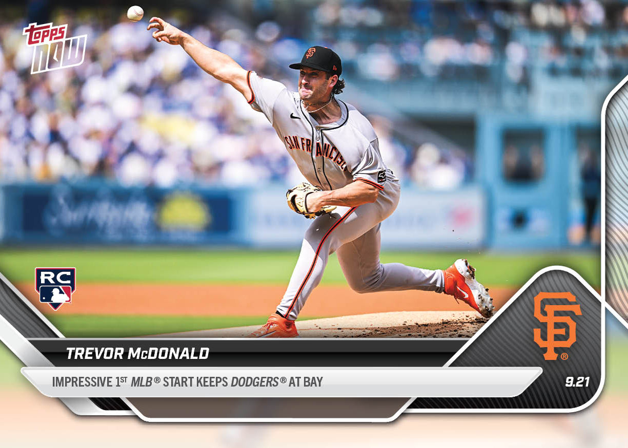 Trevor McDonald - 2025 MLB Topps NOW - Card 747 - PR: 547