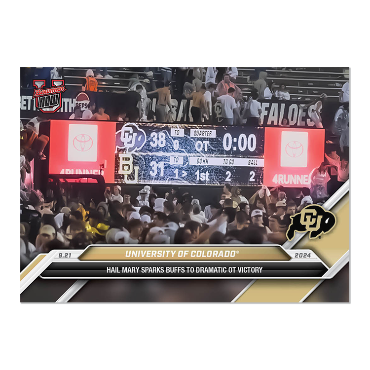 University of Colorado - 2024 Bowman U NOW Football Card 17 - PR: 333