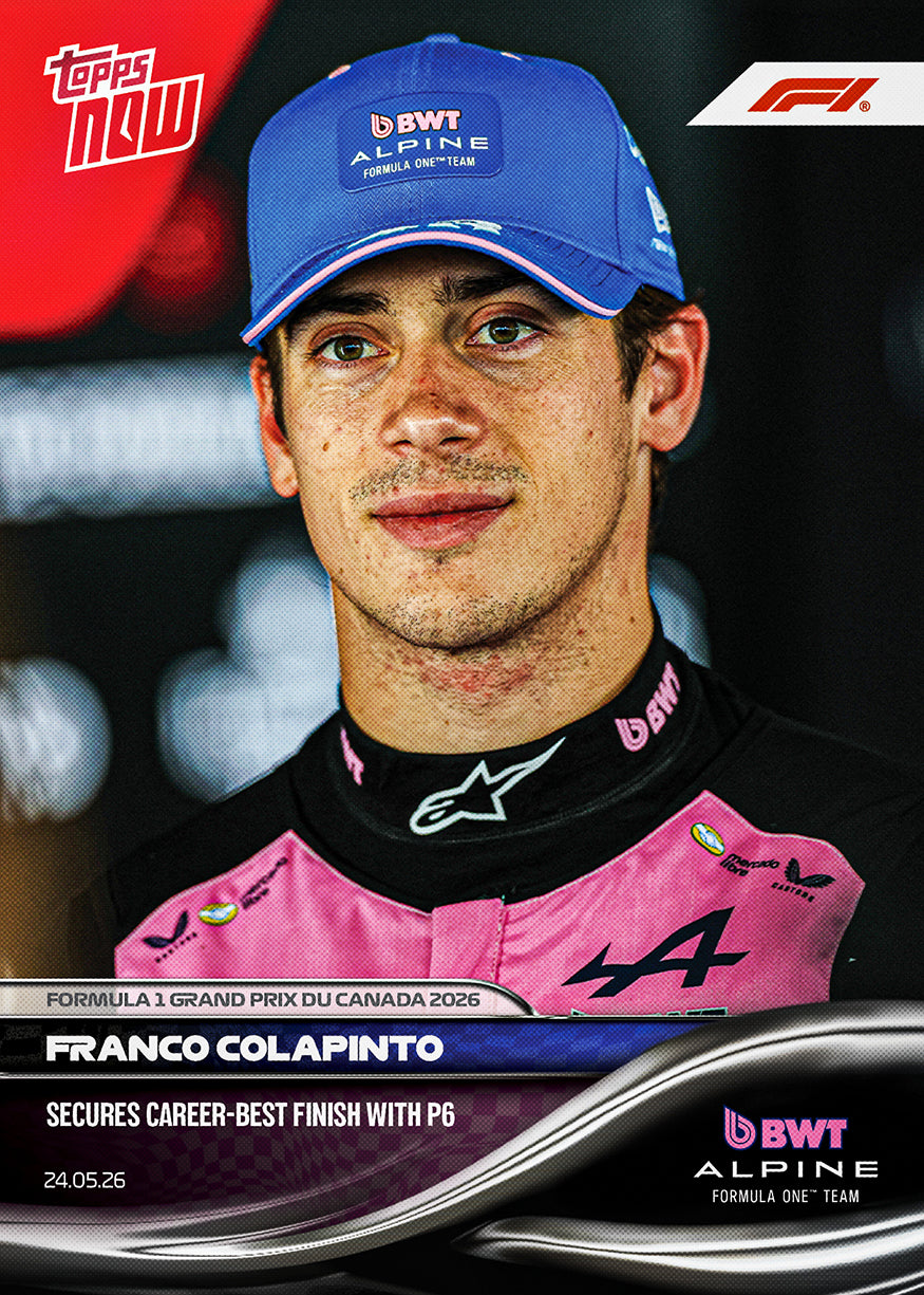Franco Colapinto - 2026 Formula 1 Topps NOW - Card 31 - PR: 1187