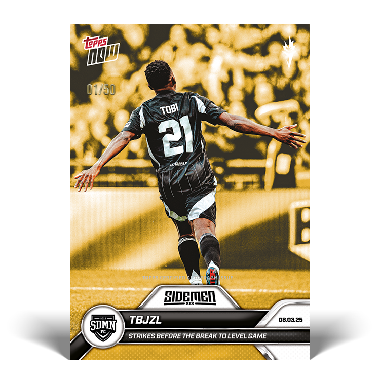 TBJZL - 2025 Sidemen Charity Match Topps NOW Card 16 - LOOK FOR AUTO - PR: 140 - Image 7