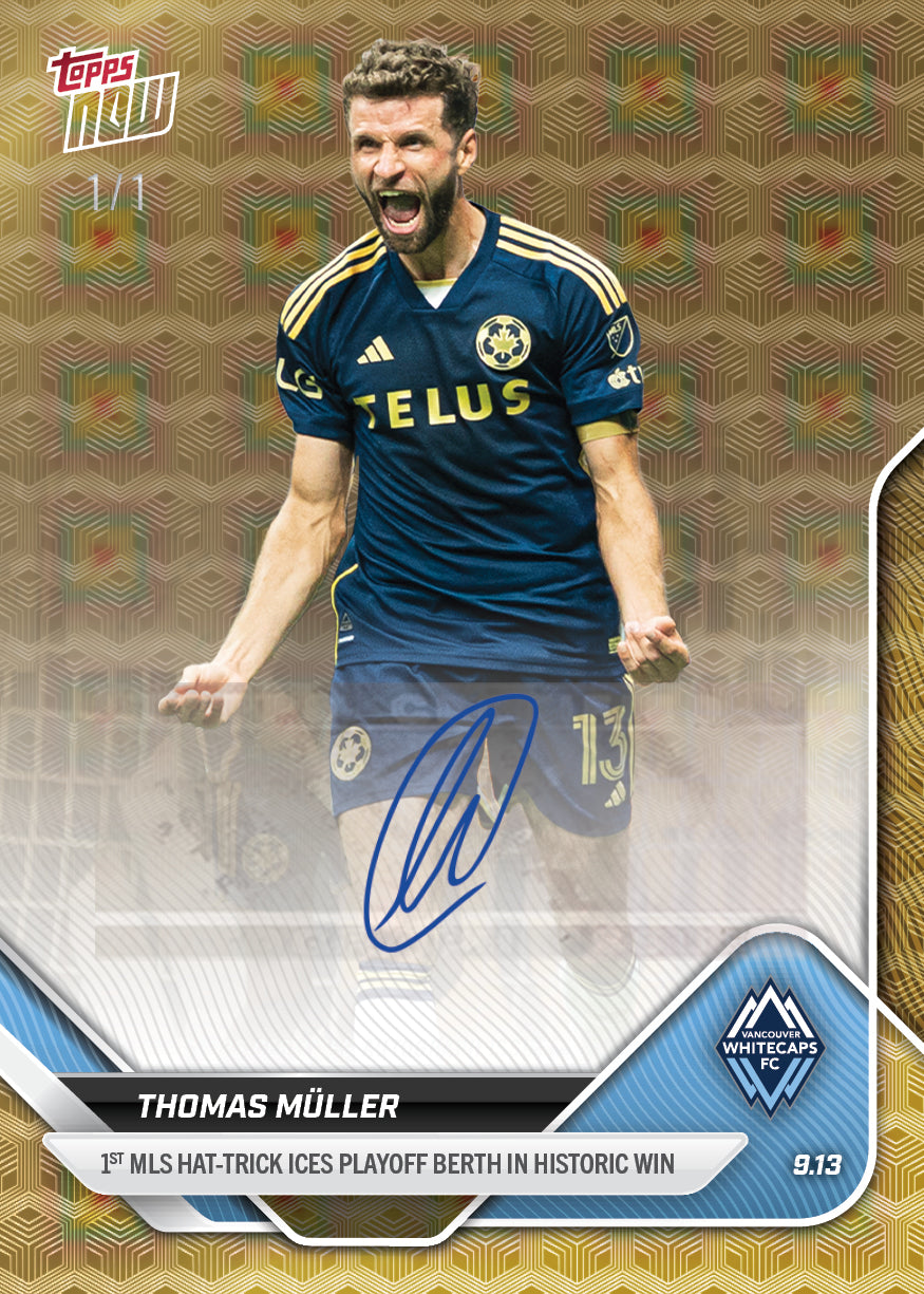 Thomas Müller - 2025 MLS Topps NOW - Card 93 - LOOK FOR AUTOS - PR: 958 - Image 2