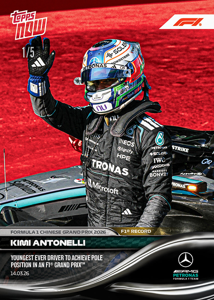 Kimi Antonelli - 2026 Formula 1 Topps NOW - Card 17 - PR: 9379 - Image 3