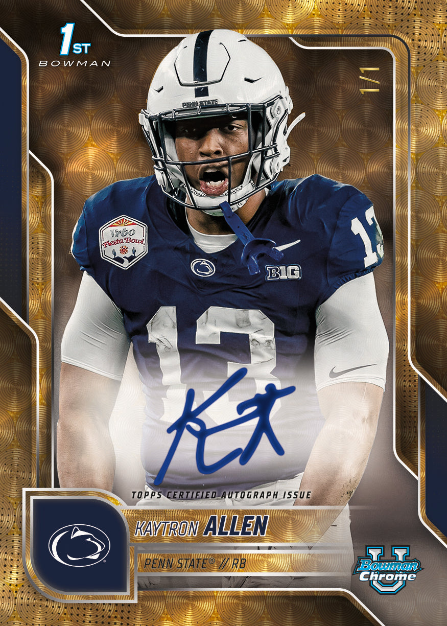 2025 Bowman University Chrome Football - Hobby Jumbo Box - Image 3