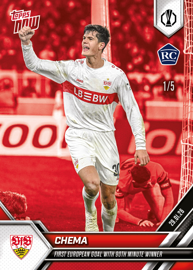 Chema - 2025-26 UEL Topps NOW - Card 17 - PR: 444 - Image 3