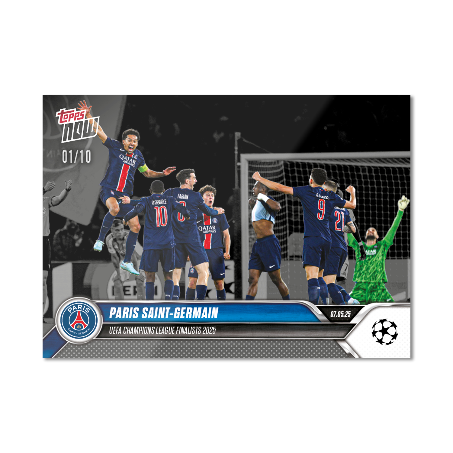 Paris Saint-Germain - 2024-25 UCL Topps NOW - Card 157 - PR: 180 - Image 4